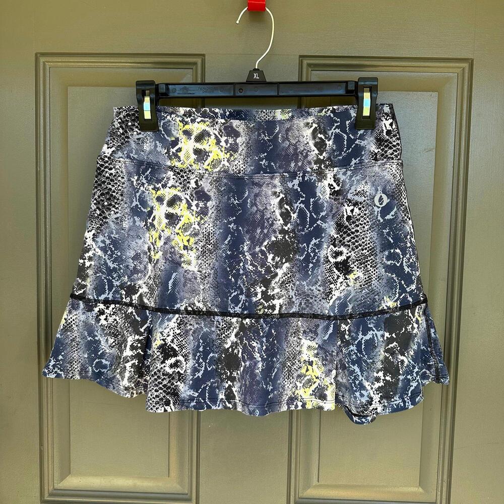 DonaJo Women’s Athletic Skirt- Snake Print